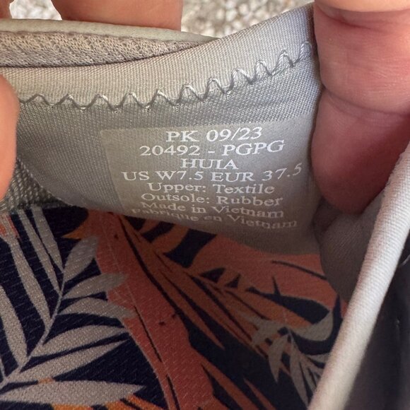 Olukai Huia Gray Mesh Sneakers Women’s 7.5 — Lightweight Everyday Comfort Shoe - Picture 2 of 7